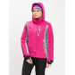 Горнолыжная куртка женская розового цвета 77034R