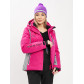 Горнолыжная куртка женская розового цвета 77034R
