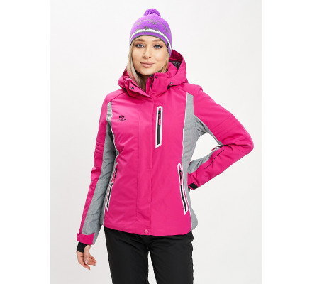 Горнолыжная куртка женская розового цвета 77034R