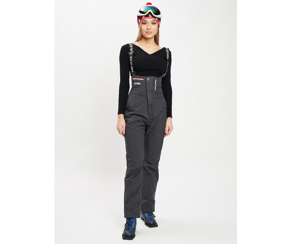 Брюки горнолыжные темно-серого цвета 102TC