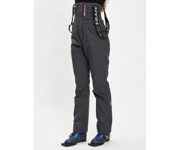 Брюки горнолыжные темно-серого цвета 102TC