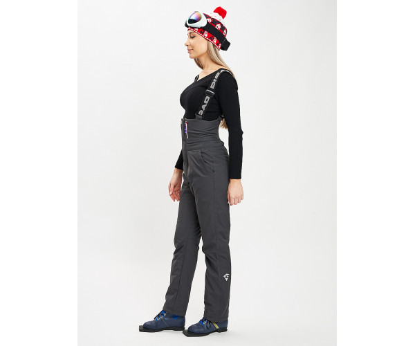 Брюки горнолыжные темно-серого цвета 102TC