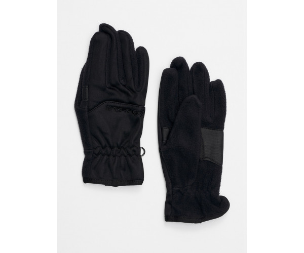 Перчатка спортивная мужская черного цвета 619Ch