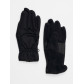 Перчатка спортивная мужская черного цвета 619Ch