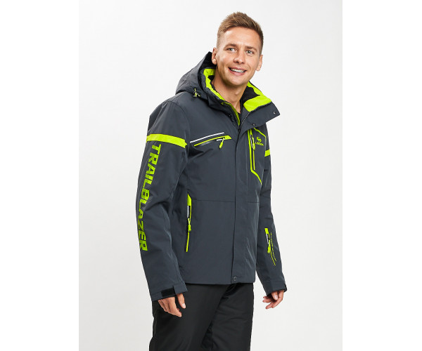 Горнолыжная куртка мужская темно-серого цвета 77014TC