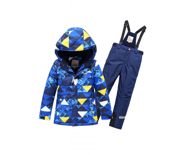 Горнолыжный костюм Valianly для мальчика синего цвета 9017S