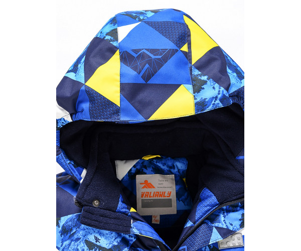 Горнолыжный костюм Valianly для мальчика синего цвета 9017S