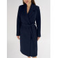 Пальто демисезонное темно-синего цвета 41803TS