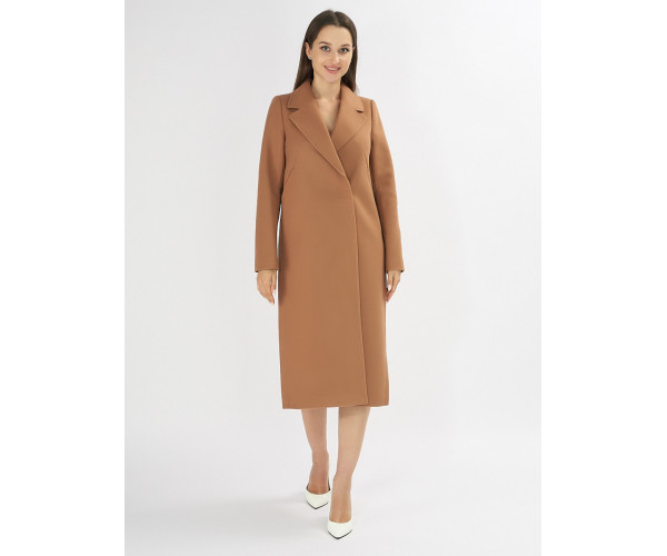 Пальто демисезонное коричневого цвета 42105K