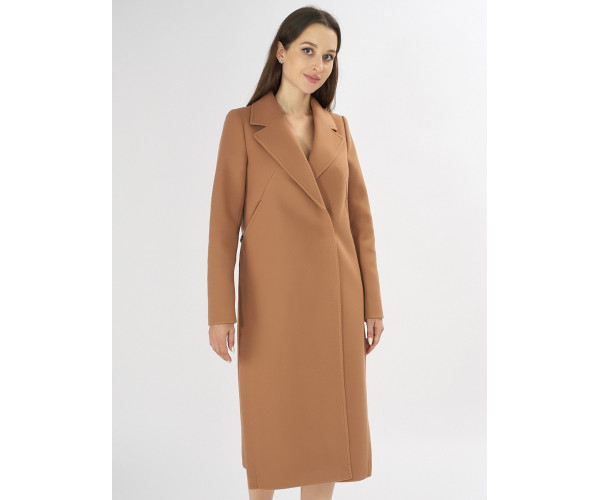 Пальто демисезонное коричневого цвета 42105K