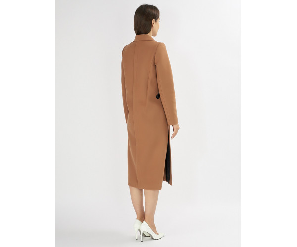 Пальто демисезонное коричневого цвета 42105K