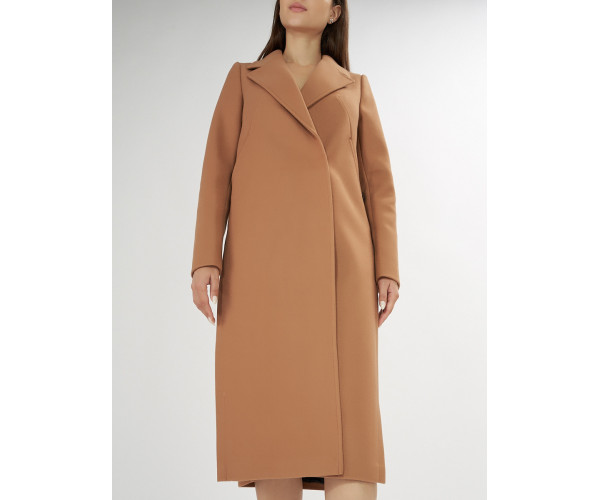 Пальто демисезонное коричневого цвета 42105K