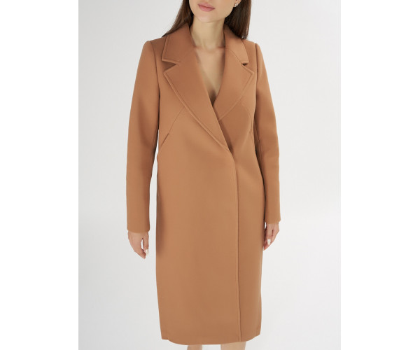 Пальто демисезонное коричневого цвета 42105K