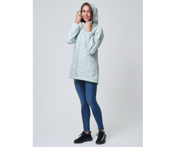 Ветровка  женская бирюзового цвета 2037Br