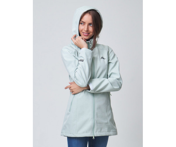 Ветровка  женская бирюзового цвета 2037Br