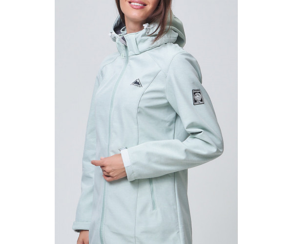Ветровка  женская бирюзового цвета 2037Br