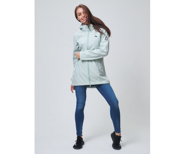 Ветровка  женская бирюзового цвета 2037Br