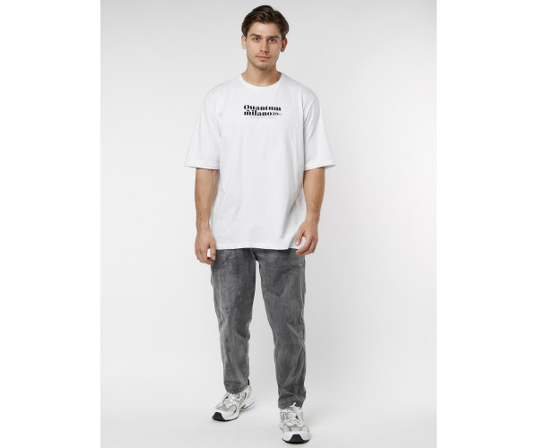 Футболка оверсайз белого цвета 224023Bl