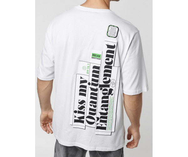 Футболка оверсайз белого цвета 224023Bl