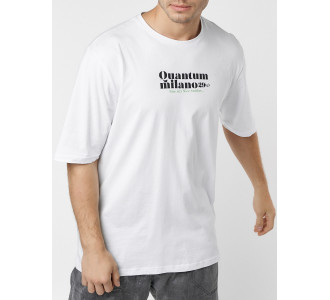 Футболка оверсайз белого цвета 224023Bl