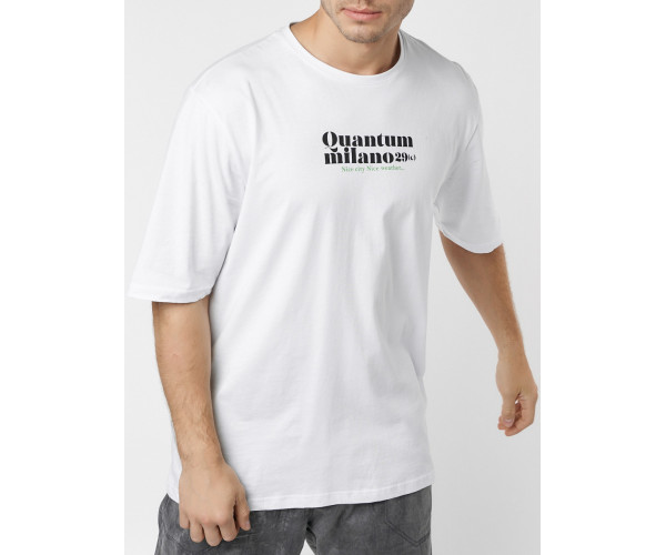 Футболка оверсайз белого цвета 224023Bl