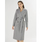 Пальто демисезонное серого цвета 41707Sr