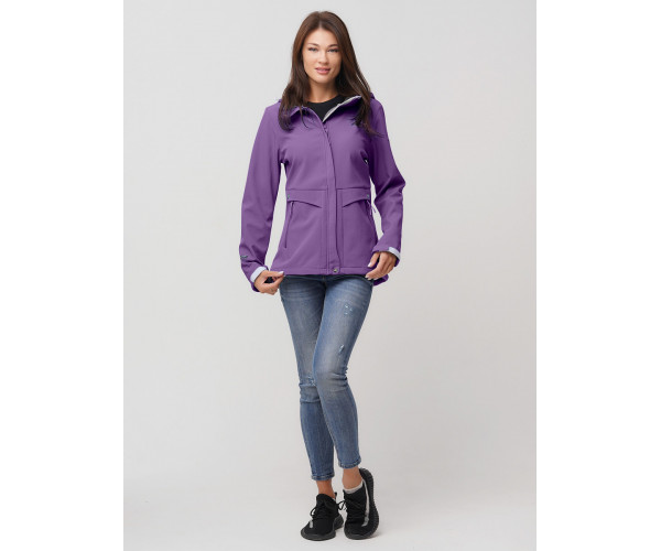 Ветровка  женская фиолетового цвета 2032F