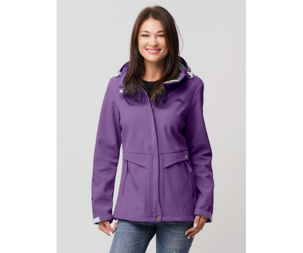 Ветровка  женская фиолетового цвета 2032F