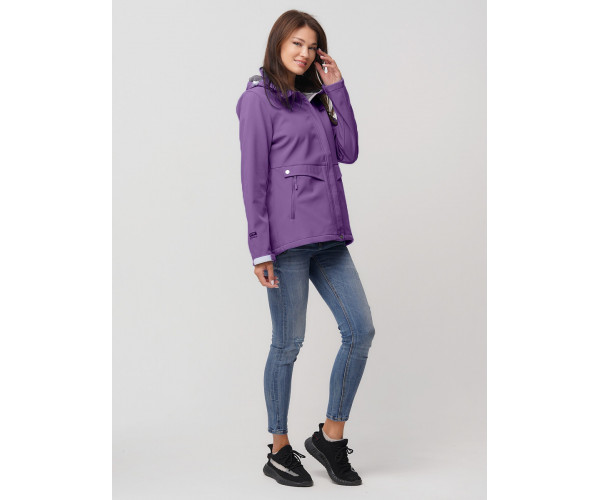 Ветровка  женская фиолетового цвета 2032F