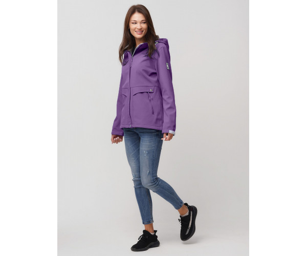 Ветровка  женская фиолетового цвета 2032F