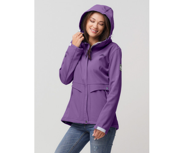 Ветровка  женская фиолетового цвета 2032F