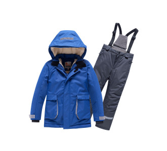 Горнолыжный костюм детский Valianly синего цвета 9003S