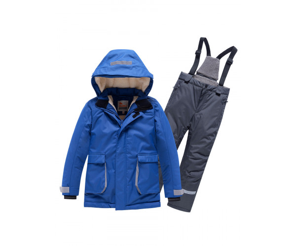 Горнолыжный костюм детский Valianly синего цвета 9003S