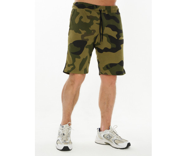 Костюм шорты и футболка цвета камуфляж 221071Kf