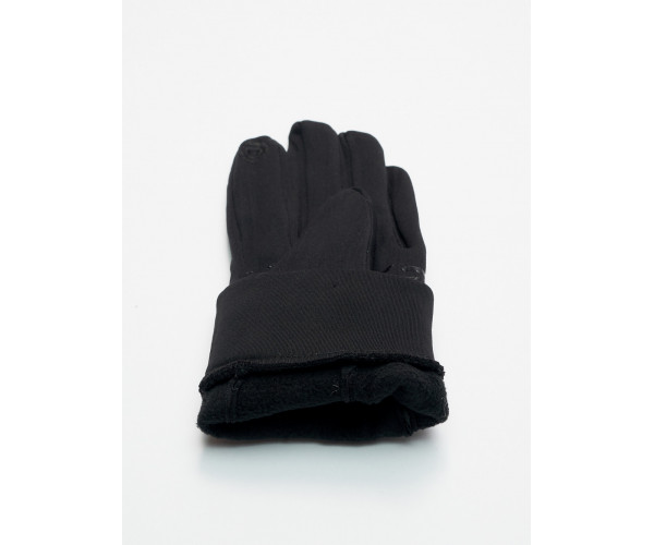 Спортивные перчатки демисезонные женские черного цвета 606Ch