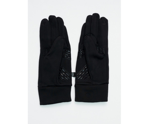 Спортивные перчатки демисезонные женские черного цвета 606Ch