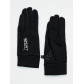 Спортивные перчатки демисезонные женские черного цвета 606Ch