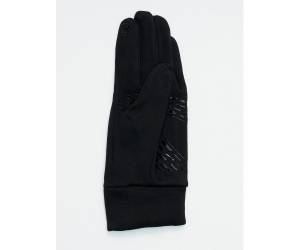 Спортивные перчатки демисезонные женские черного цвета 606Ch