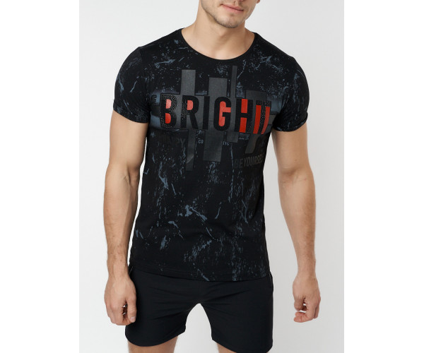 Подростковая футболка черного цвета 220146Ch