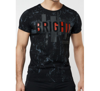 Подростковая футболка черного цвета 220146Ch