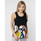 Футболка без рукавов женская черного цвета 8245Ch