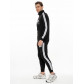 Спортивный костюм трикотажный черного цвета 9153Ch
