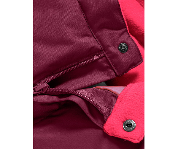 Горнолыжный костюм Valianly для девочки малинового цвета 90081M