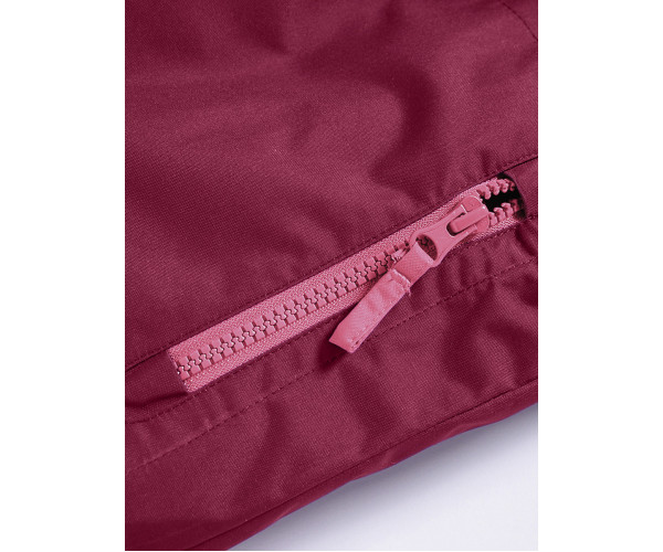 Горнолыжный костюм Valianly для девочки малинового цвета 90081M