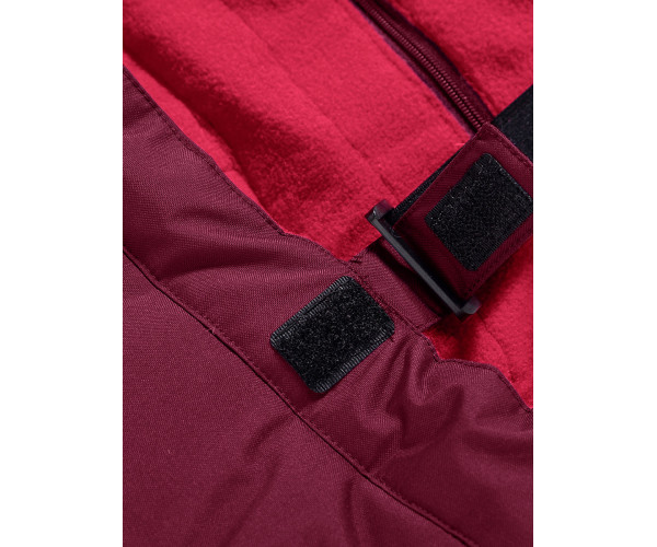 Горнолыжный костюм Valianly для девочки малинового цвета 90081M