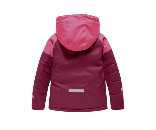 Горнолыжный костюм Valianly для девочки малинового цвета 90081M