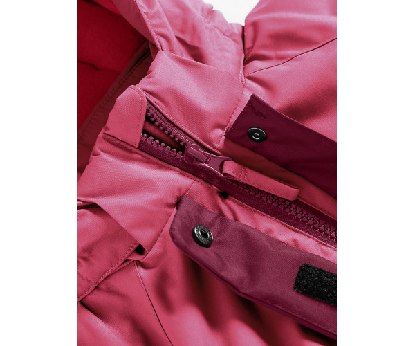 Горнолыжный костюм Valianly для девочки малинового цвета 90081M