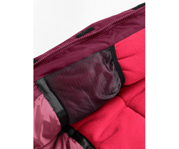 Горнолыжный костюм Valianly для девочки малинового цвета 90081M