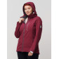 Ветровка  bigsize бордового цвета 2031-1Bo