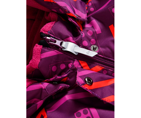 Детский зимний костюм горнолыжный фиолетового цвета 9014F